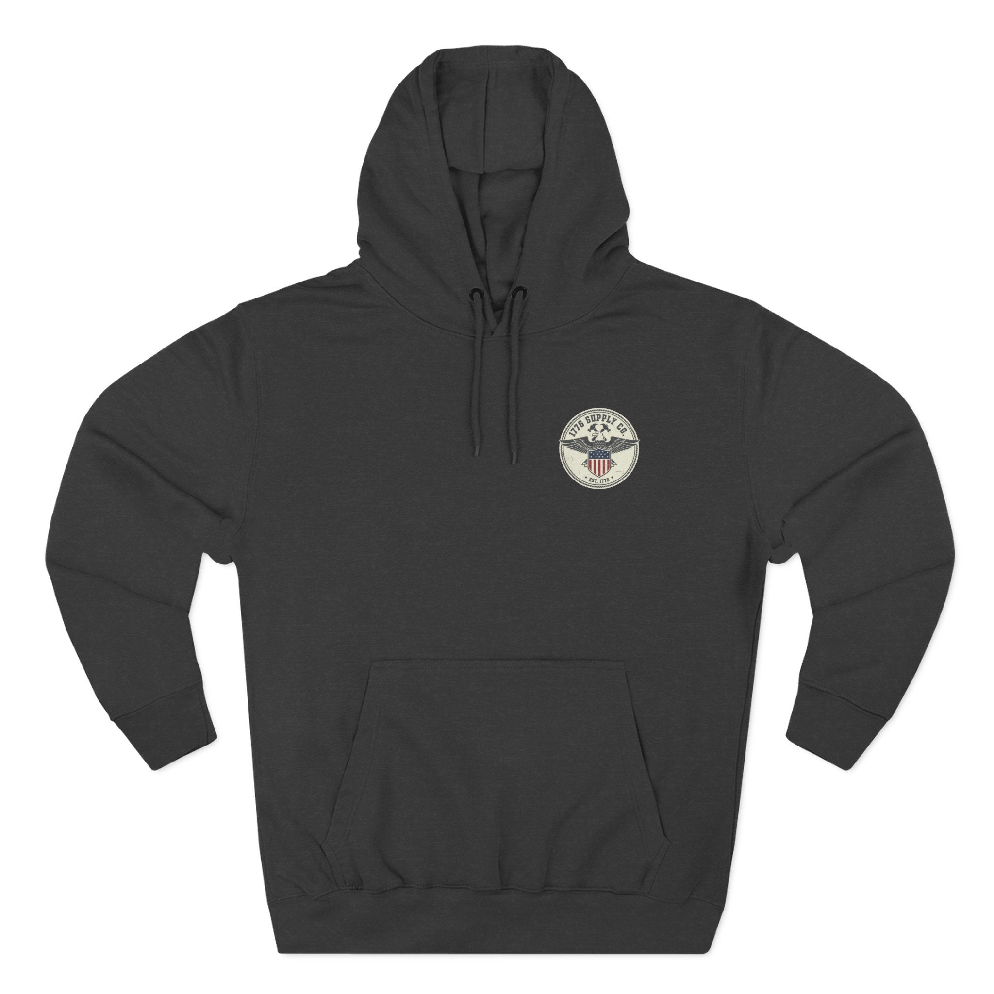 Dirty Hands Clean Money Hoodie — Vintage Skull & Wrenches Workwear Pullover